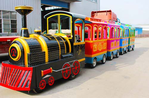 Fiber-Glass Trackless Electric Train for Sale
