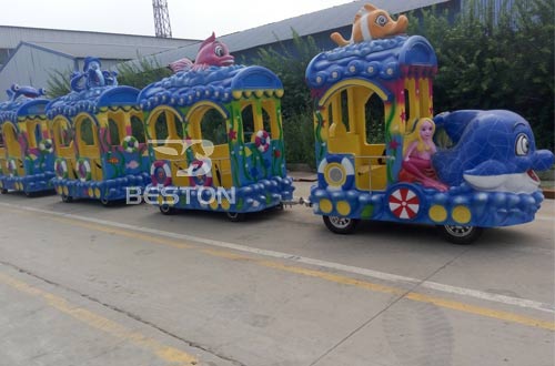 ocean amusement train rides for malls or parties