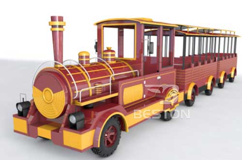 Beston kids electric trackless trains for sale