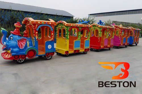 elephant trackless train rides for sale